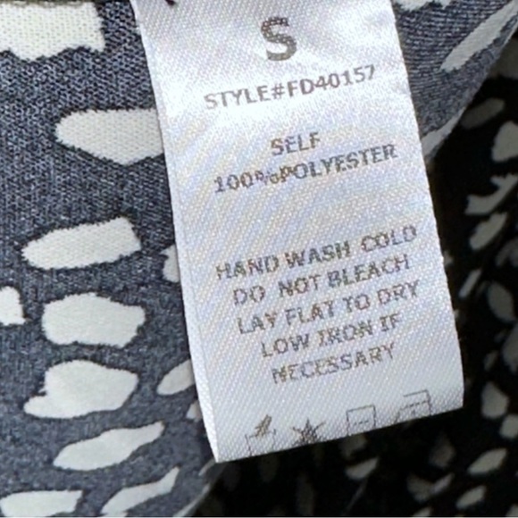 Black and White Halter Tiered Dress Soft Dot Midi Ruffle Size Small Coastal Y2K - Picture 9 of 11